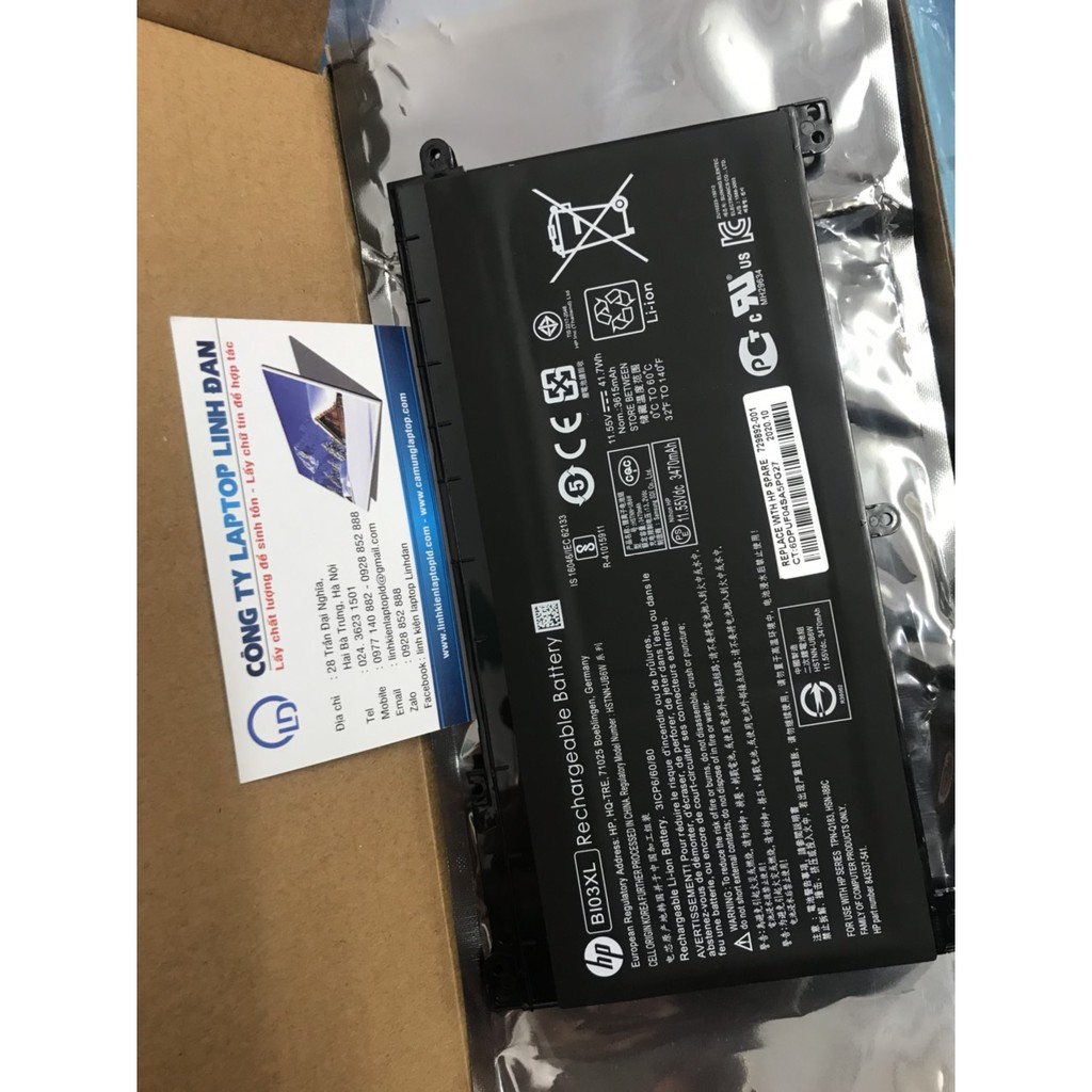 Pin HP (Original) Pavilion X360 14-ax BI03XL ON03XL Battery