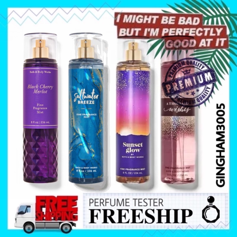 ✦GH✦ Xịt thơm toàn thân lưu hương Bath and Body Works fullsize Freeship