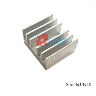 LKDT Nhôm tản nhiệt 3x3.3x1.8cm