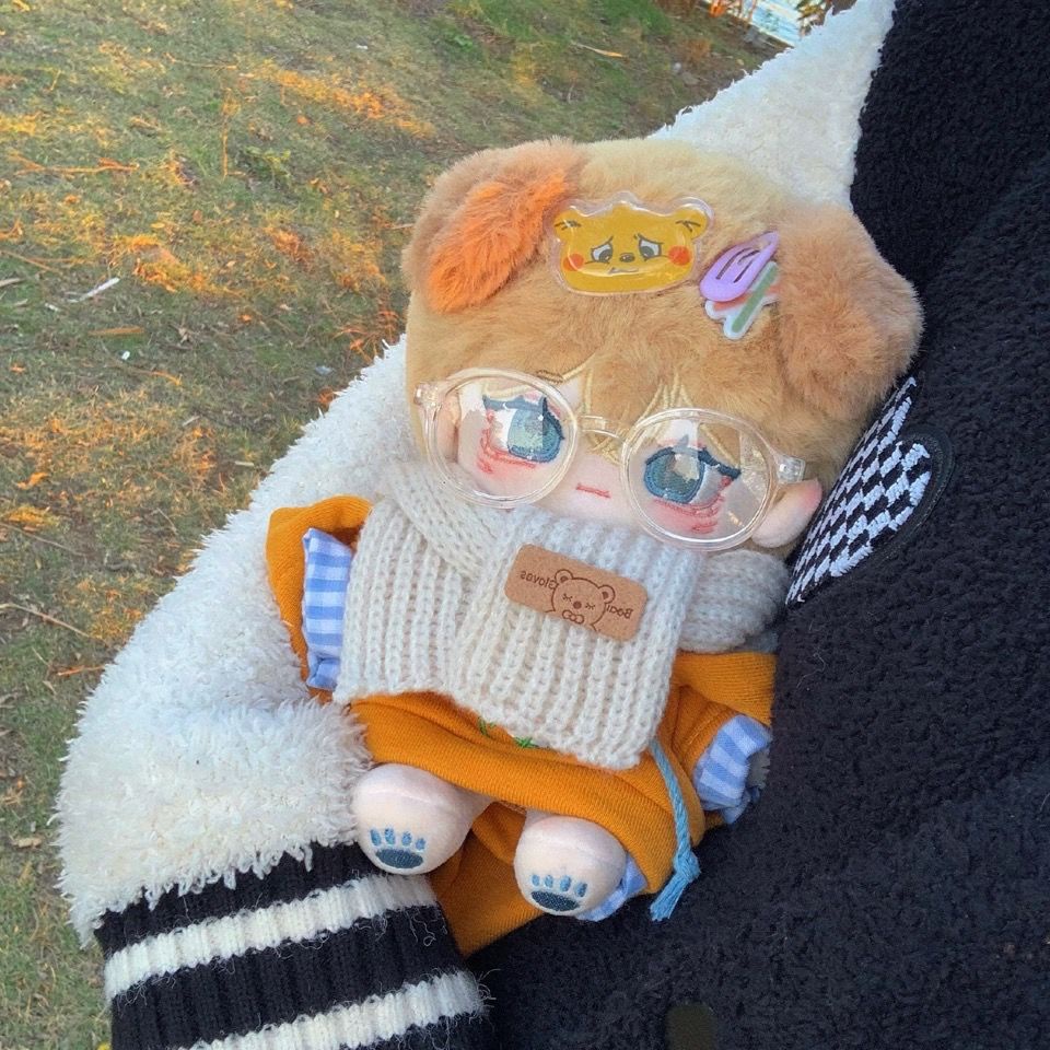 【.Búp Bê Em Bé Mặc Đồ Mùa Đông 2023 Bằng Vải Cotton Phối Lông Thỏ 20cm Dễ Thương