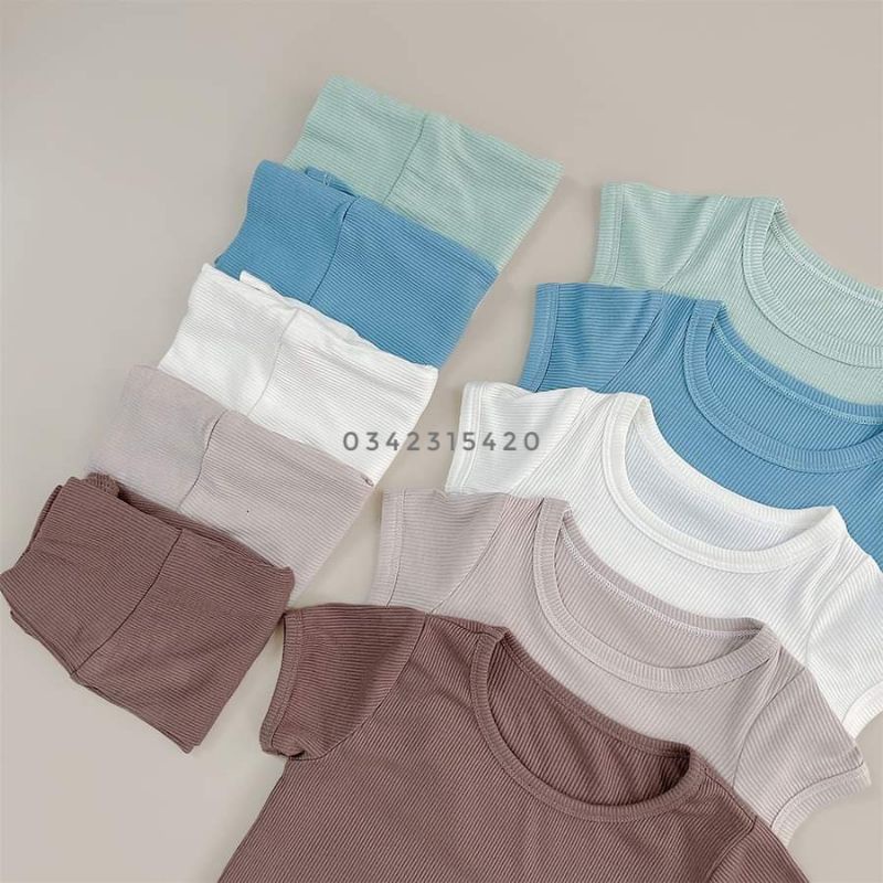 [PEEKABOO] Bộ Cộc Thun Tăm Quảng Châu Cao Cấp