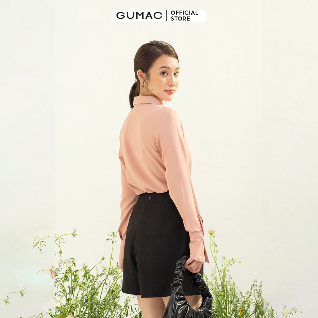 [Mã WABRGUM giảm 10% tối đa 30K đơn 99K] Quần short nữ thời trang GUMAC thiết kế buộc nơ QC03004