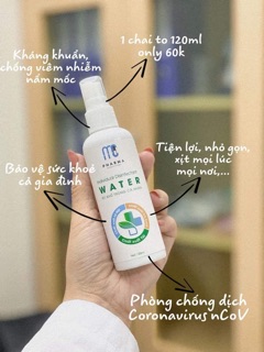 CHAI XỊT SÁT KHUẨN MC PHAMA DIỆT KHUẨN ĐẾN 99,99 %