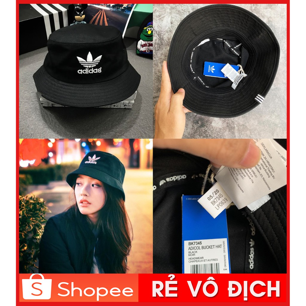 ⚡️[💖 FREESHIP 💖 ] Nón / Mũ Bucket Adidas Originals Trefoil - BK7345 / HÀNG XUẤT DƯ XỊN / Ảnh Thật | CAM KẾT CHẤT LƯỢNG