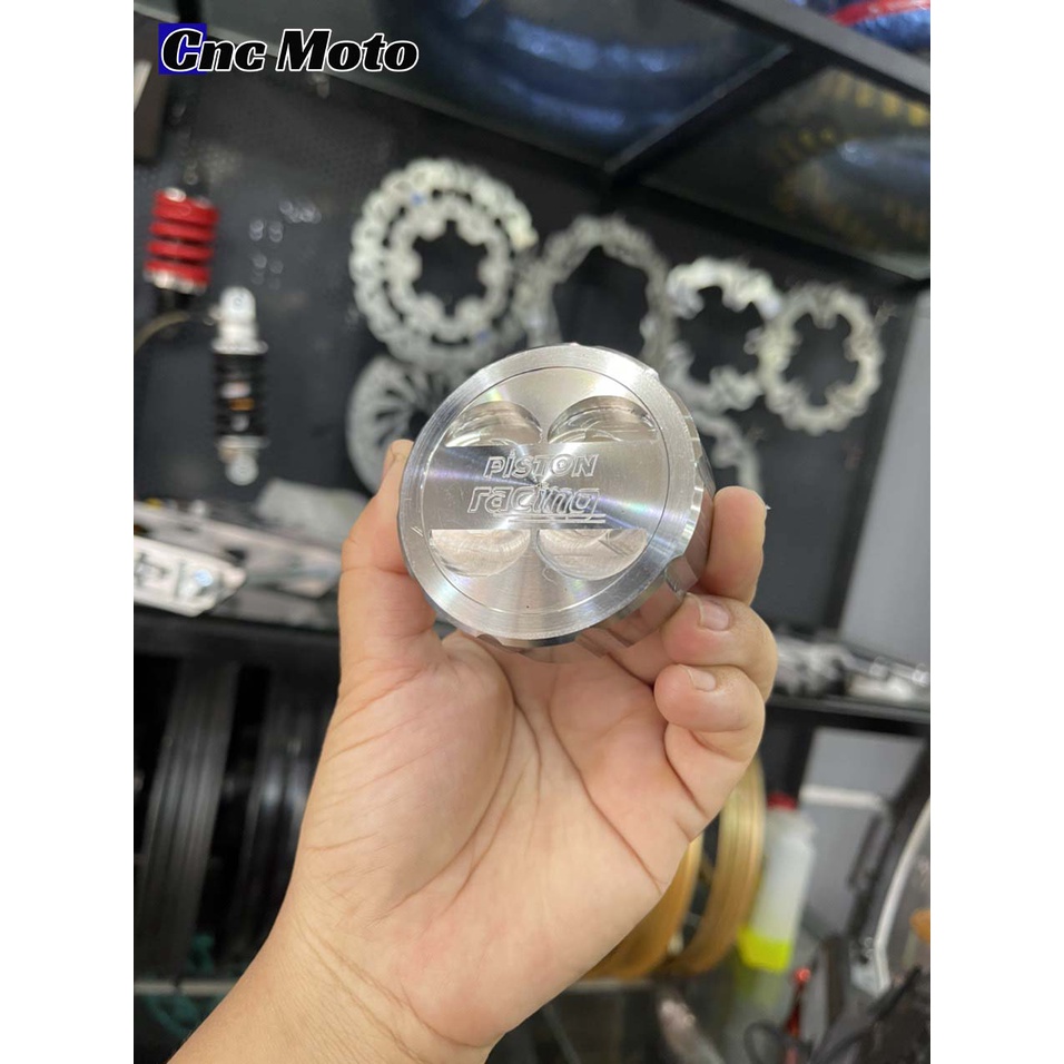 NẮP BÌNH XĂNG inox 304 cnc mẫu trái piston độc đáo