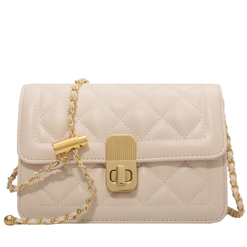 Túi Đeo Chéo Dây Xích Dáng Vuông Nhỏ Chất Lượng Cao Thời Trang Cho Nữ