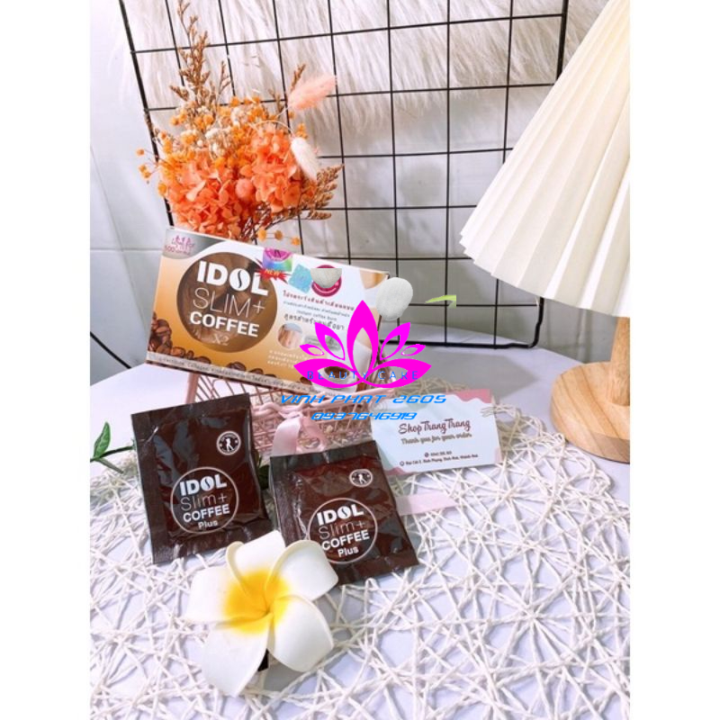 *tách lẻ 1 gói*Cafe Idol Slim Chính Hãng  gói nâu Giảm Siêu Mạnh