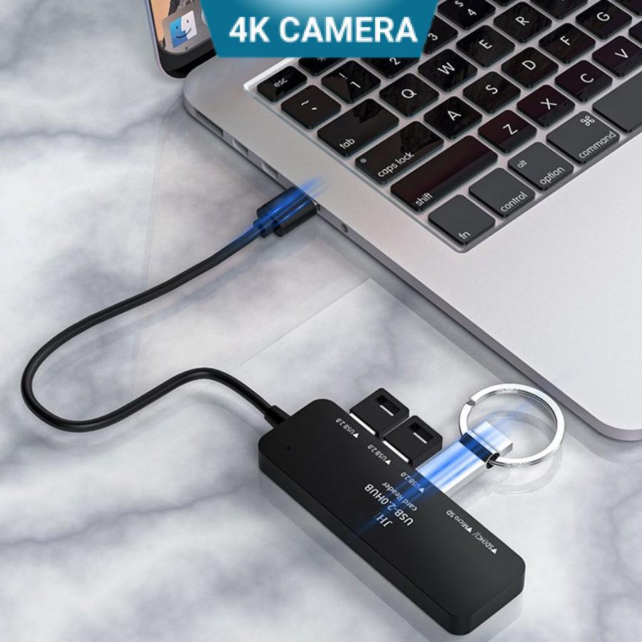 Bộ chia cổng usb kiêm đầu đọc thẻ nhớ SD đa năng chính hãng