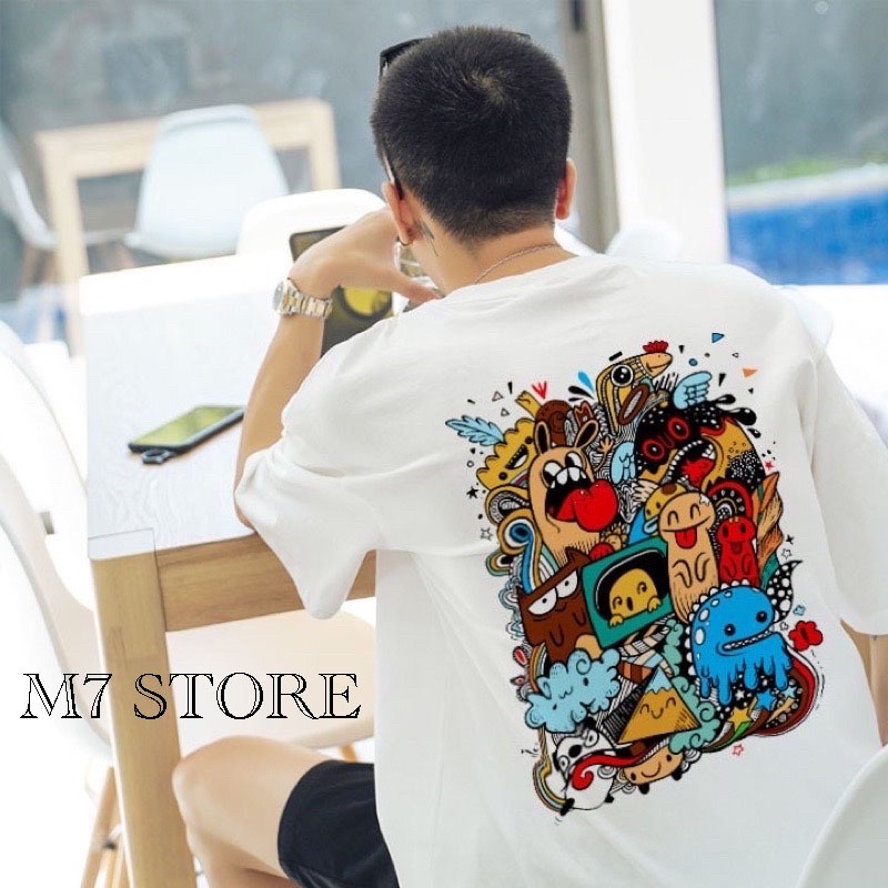 Áo thun nam nữ unisex form rộng DDream tay lỡ Màu Sắc Siêu Đẹp tee phông dáng oversize màu trắng basic