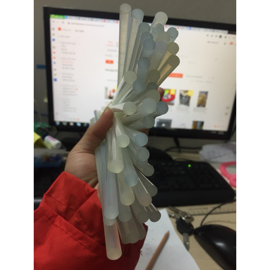 Keo nến nhỏ đường kính 7mm - dài 25cm