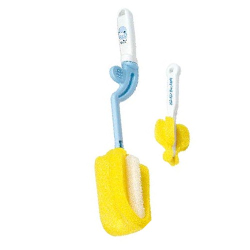 Bộ 2 Cọ Rửa Bình Sữa Kuku Duckbill KU5343A