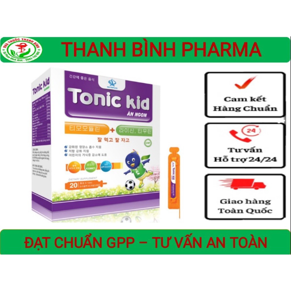 TONIC KID-HỖ TRỢ TĂNG CƯỜNG SỨC ĐỀ KHÁNG-TĂNG KHẢ NĂNG HẤP THU DƯỠNG CHẤT