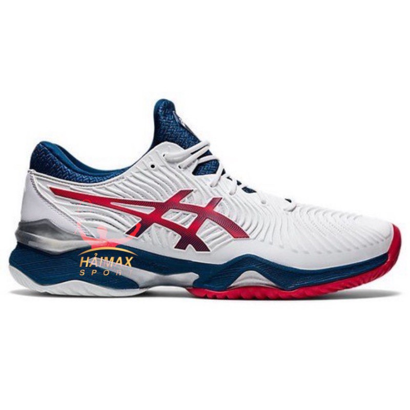 GIÀY TENNIS ASICS COURT FF 2 WHITE/MAKO BLUE 1041A083.102