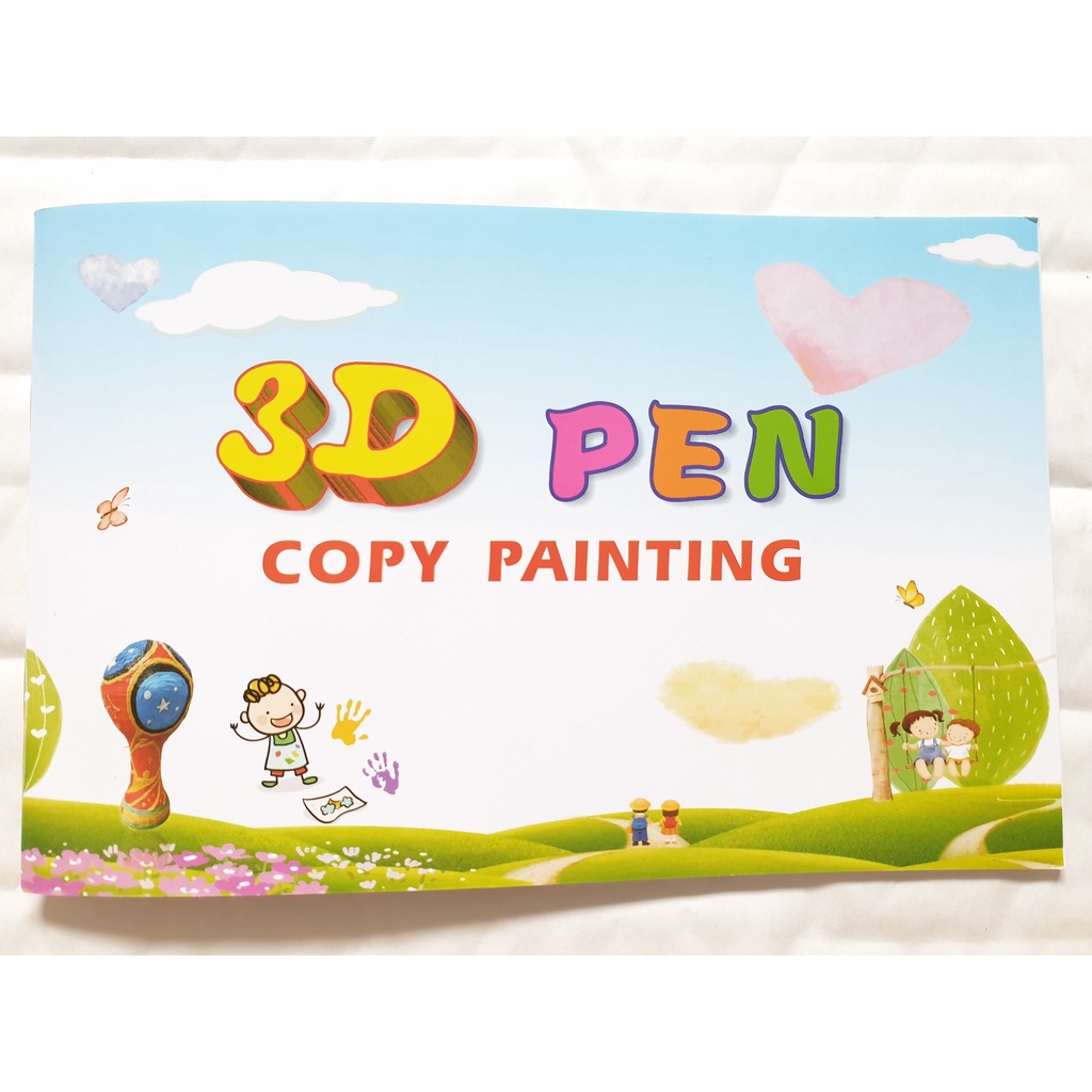 Bút vẽ 3D kèm mực tạo mô hình 3 chiều độc đáo cho bé