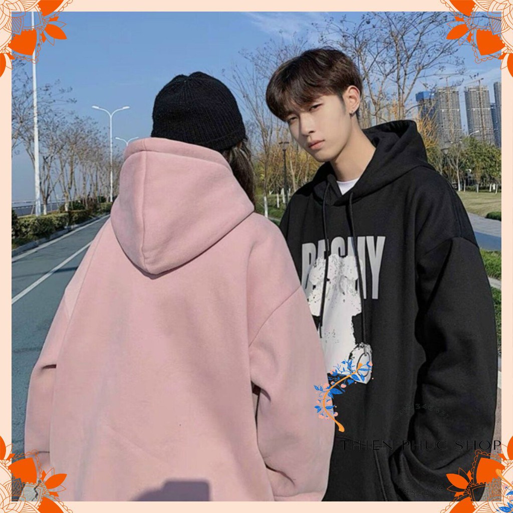 Áo khoác hoodie gấu nam nữ cặp đôi mặc - Chất nỉ bông ngoại form rộng hoodie nữ Unisex Thien phúc Shop