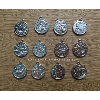 mặt bạc giả kim cung hoàng đạo, mặt vòng tay [nguyên liệu thủ công]