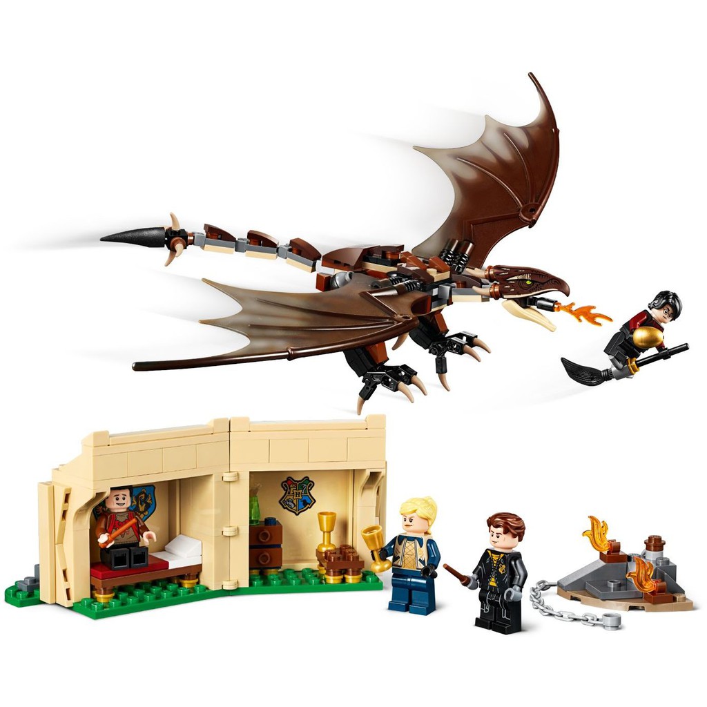 LEGO Harry Potter 75946 Đối Đầu Rồng Đuôi Gai