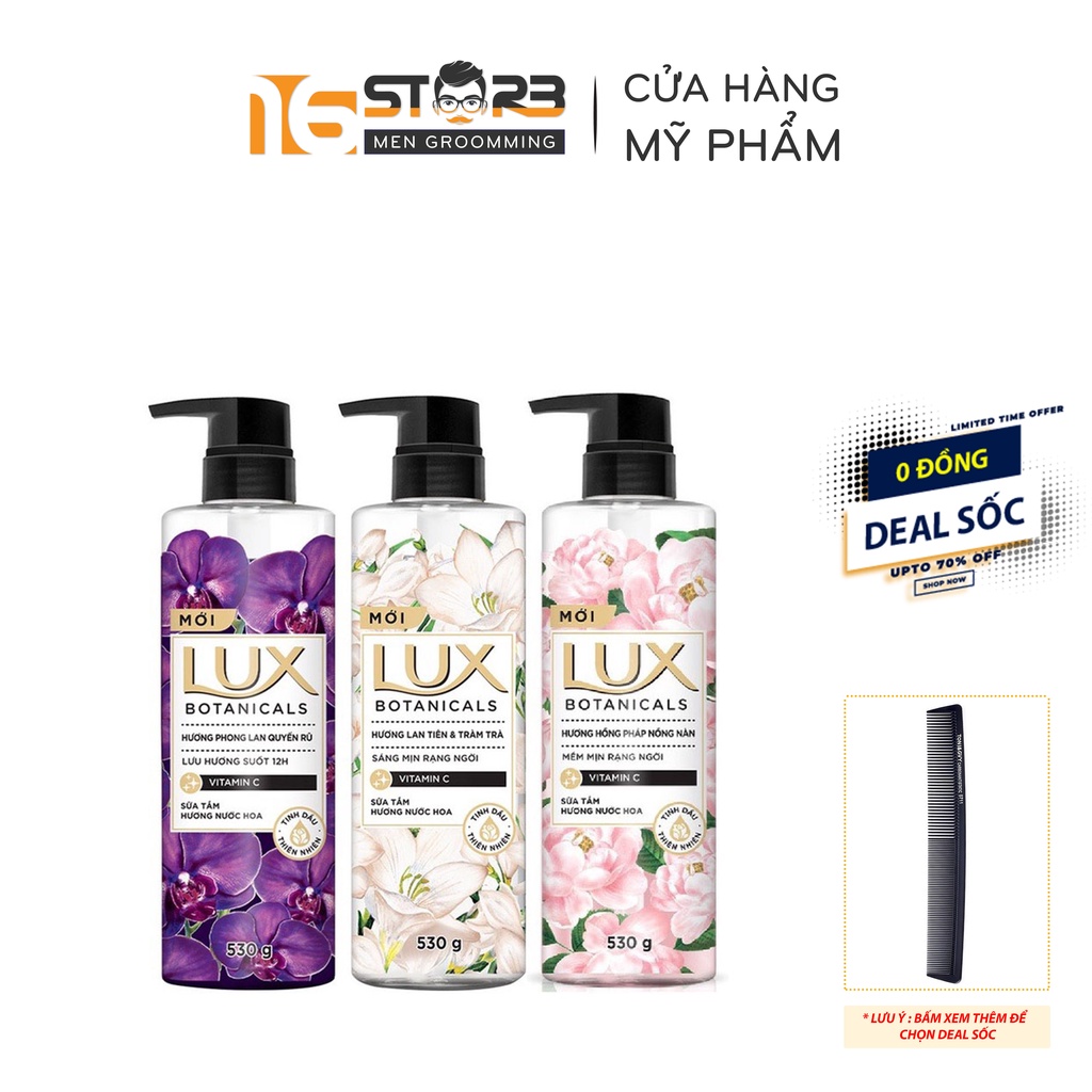 Sữa Tắm Lux Botanicals Hương Nước Hoa 530g