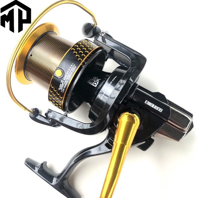 máy câu cá GW Black SPIDER 12000 tảu cá 12kg y hình hàng nhập khẩu giá rẻ máy quay rất êm vip bdshad8