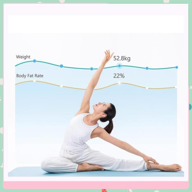 Cân phân tích sức khoẻ thông minh 14 chỉ số, kết nối APP Jumper JPD-BFS200B