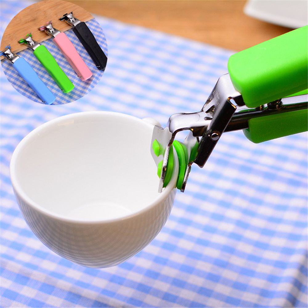 Kẹp Gắp Chén Dĩa Chống Trượt Đa Năng Bằng Thép Không Gỉ