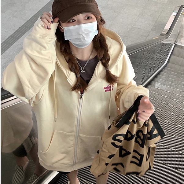 Áo Hoodie Dáng Rộng In Họa Tiết Thời Trang Mùa Thu Mới Cho Nữ