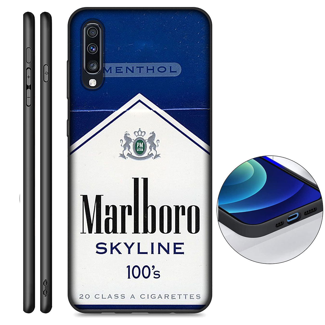 Ốp điện thoại silicon mềm hình B58 marlboro cho Huawei P30 Pro Lite Y6 Y7 Y9 Prime 2019 2018 Y9Prime