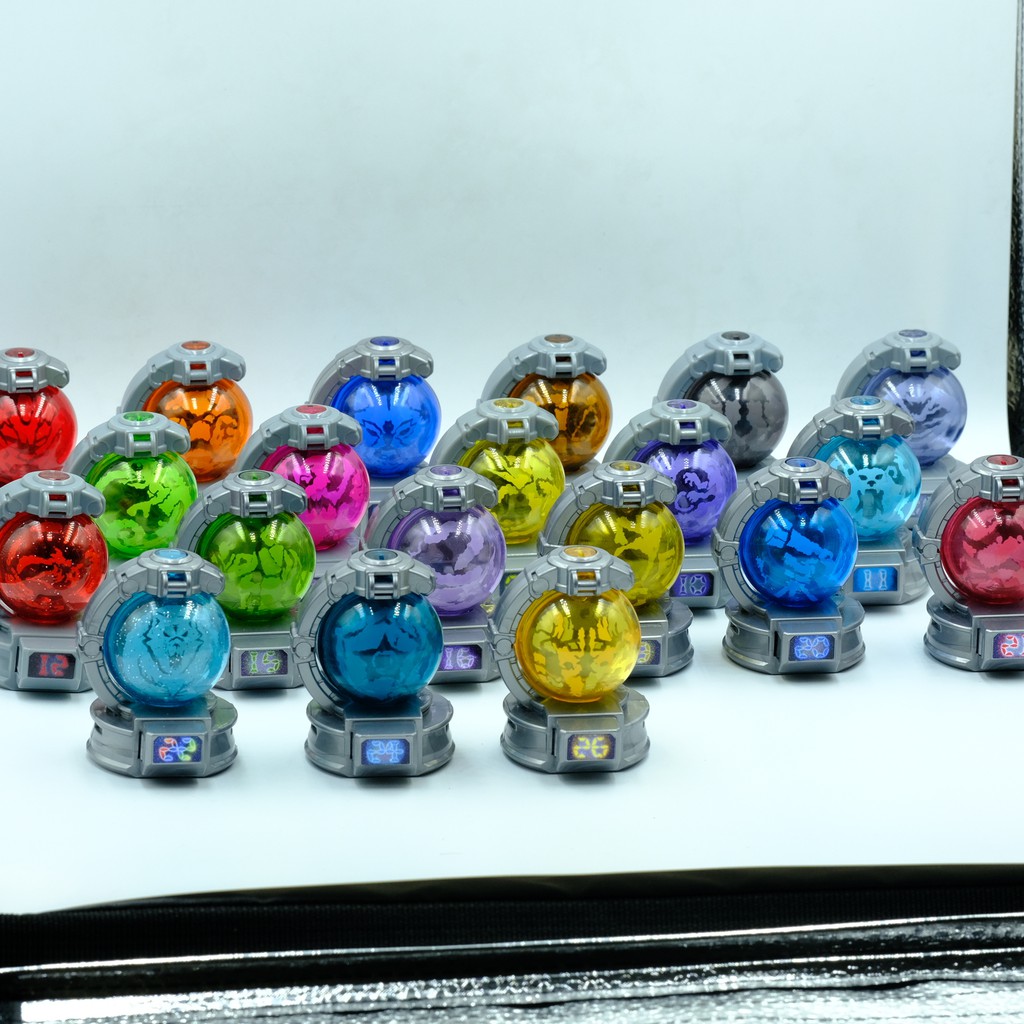 Đồ chơi Kyutama Set 1-26 Tinh Cầu Chính hãng Bandai Mô hình DX candy toy gashapon Uchu Sentai Kyuranger Like New 99%.