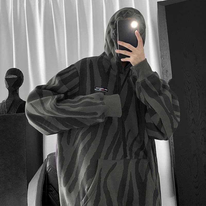 Áo hoodies unisex chất liệu nỉ ngoại rằn ri in toàn thân, lót 2 lớp CC047 | BigBuy360 - bigbuy360.vn