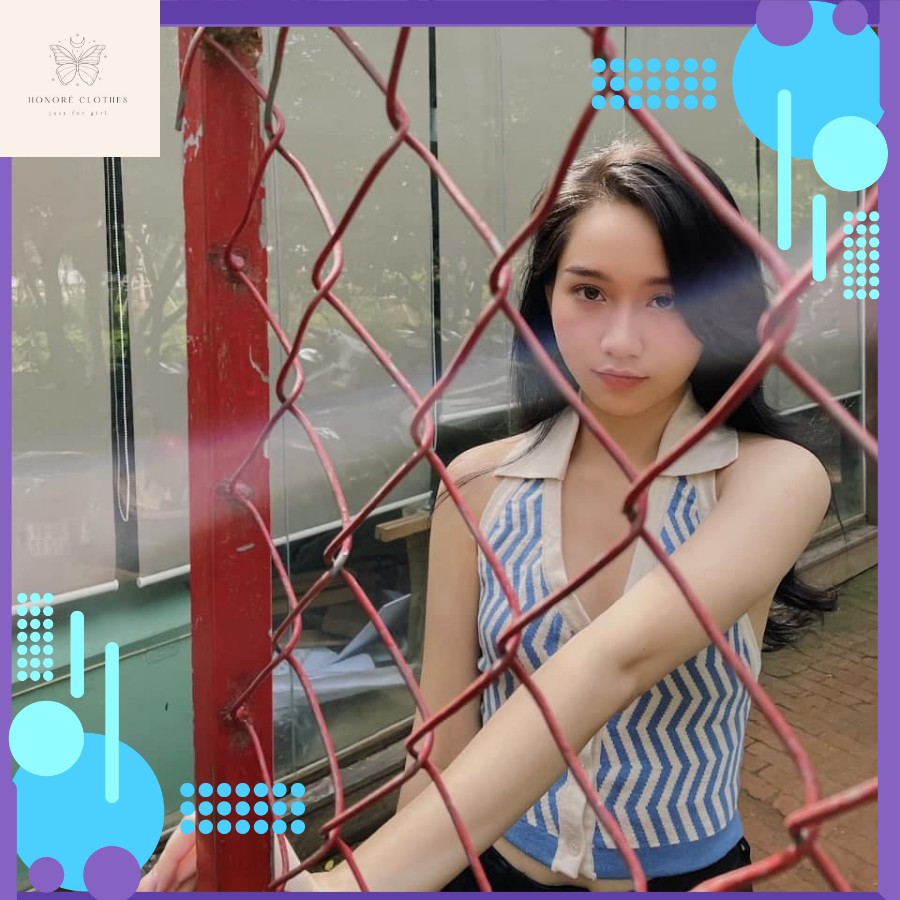 [Mã FAMAYWA giảm 10K đơn 50K] [FREESHIP-HÀNG CAO CẤP] Áo Croptop Kiểu Sọc Xanh Sexy Áo Croptop 2 Dây Hottrend Hè 2021 | BigBuy360 - bigbuy360.vn