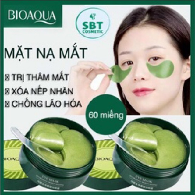 Mặt Nạ Mắt Bioqua - 1 Hộp 60 miếng