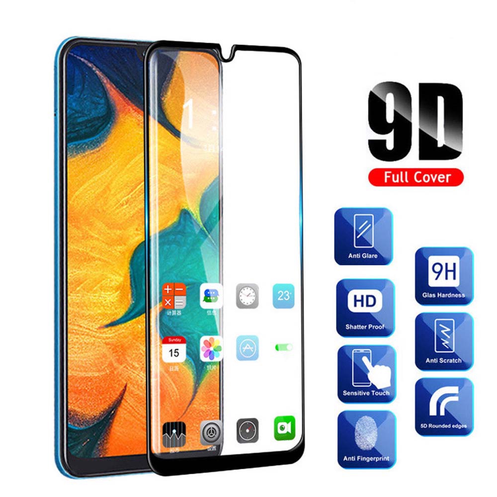 Kính Cường Lực 9d Bảo Vệ Toàn Màn Hình Cho Samsung Galaxy A50 A50S A30S A70 A20 A30 A10 A70S A80 A90