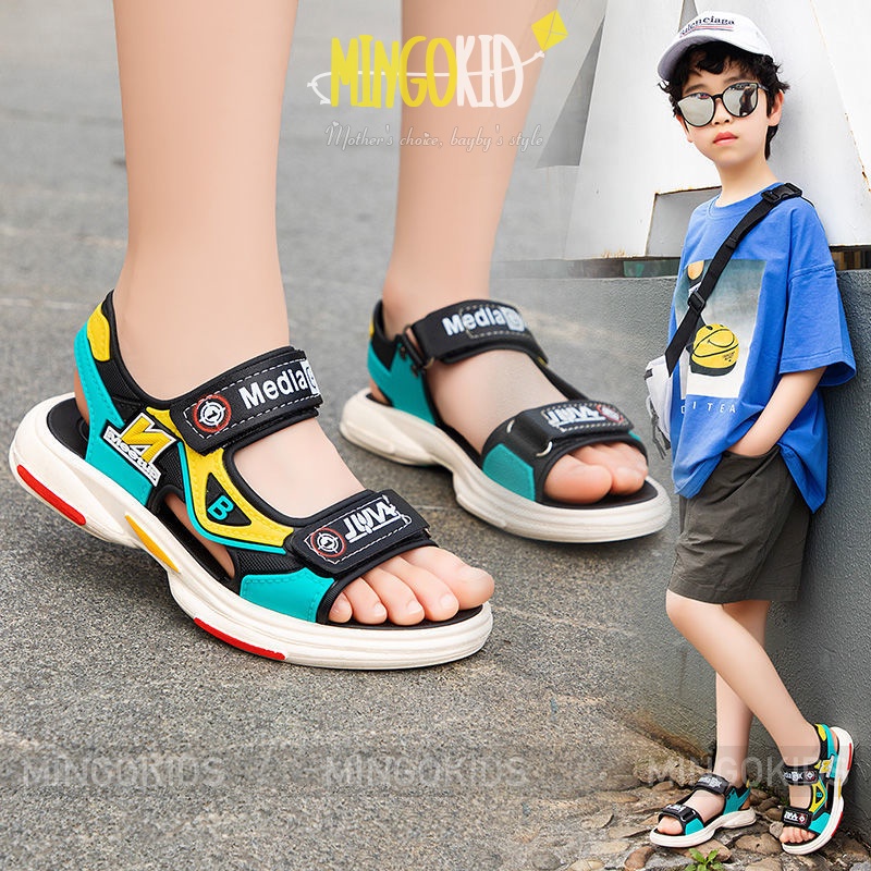 Dép sandal bé trai MG2-20 đế chống trơn trượt quai ngang