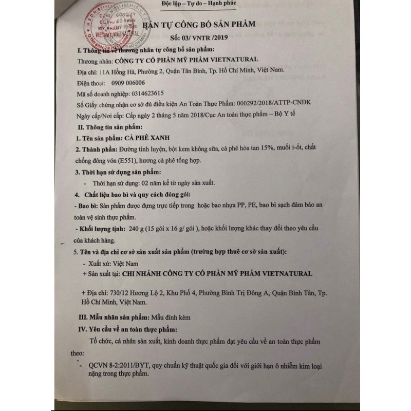 Cà phê xanh kháng mỡ thiên nhiên việt | BigBuy360 - bigbuy360.vn