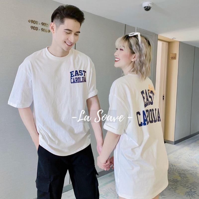 Áo đôi, áo nhóm dáng rộng, áo thun unisex nam nữ cá tính