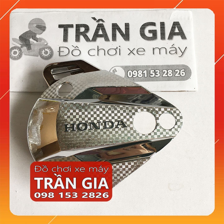 Ốp lốc máy nhỏ xe AB airblade 2013-2014-2015 ốp lốc nồi trước air blade xi inox crom - phụ kiện trang trí