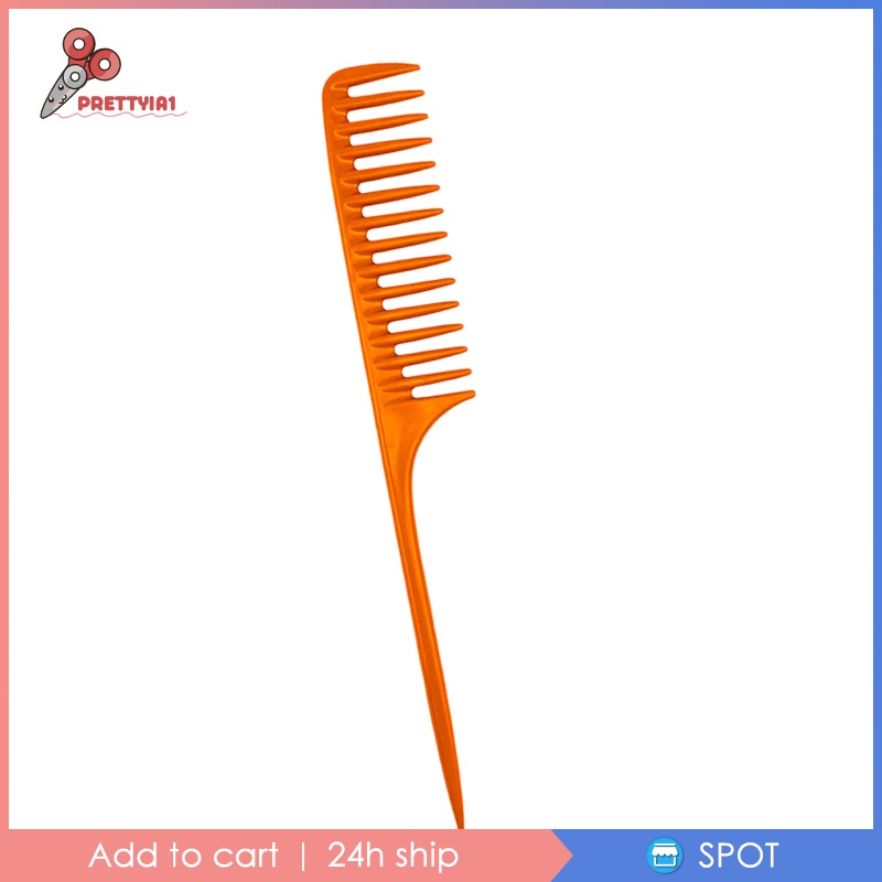 Lược Đuôi Răng Thưa Prettyia1 Với Đuôi Ghim Cài Tạo Kiểu Tóc Cho Nam Và Nữ