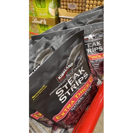 Khô Bò Thượng Hạng Steak Strips Kirkland Mỹ 340g