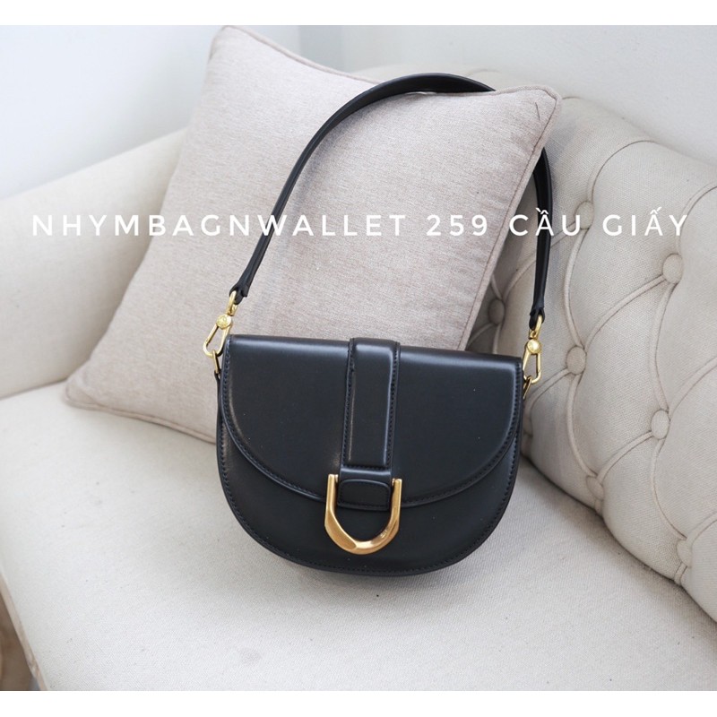 Túi dáng bầu yên ngưạ size to da lì