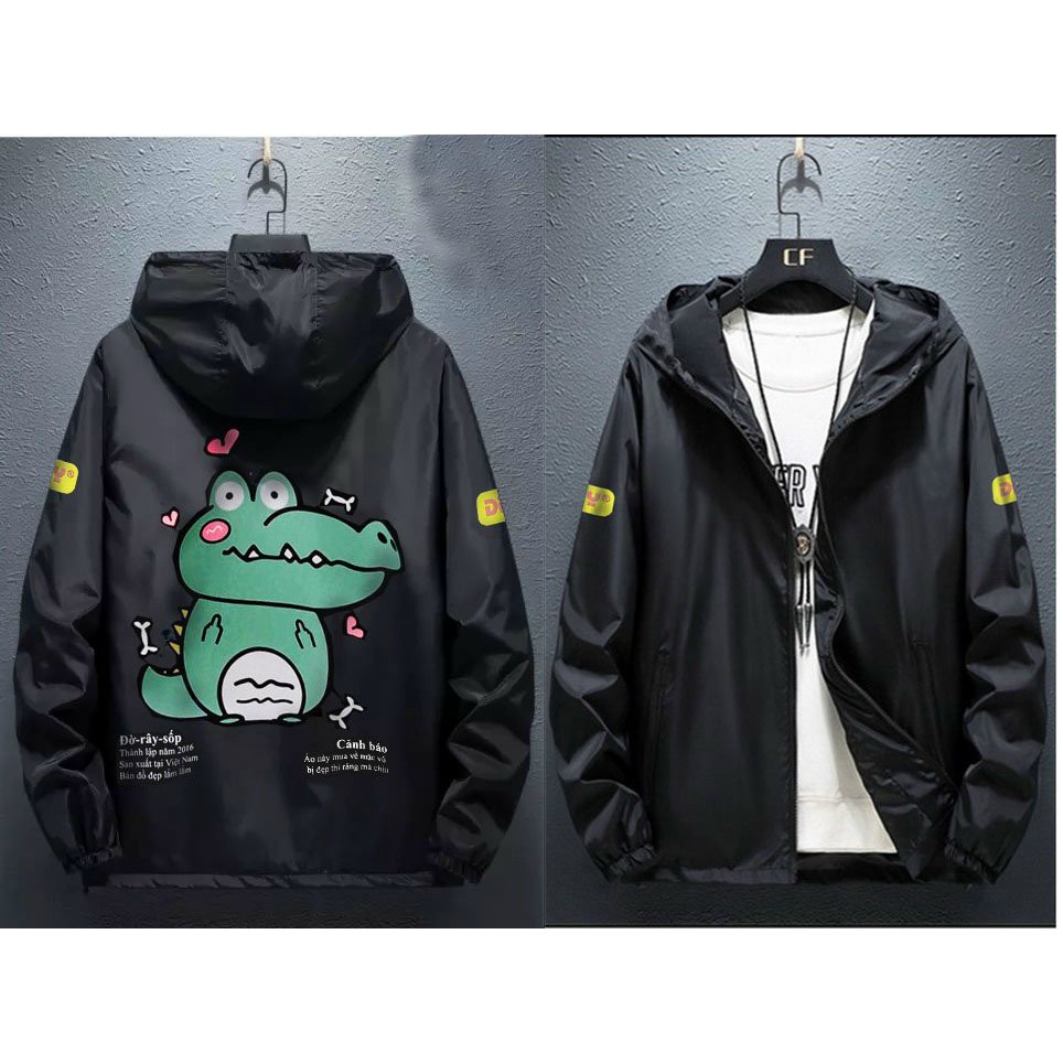 áO Khoác Dù 2 lớp Nam Nữ Unisex-in D.E.R.E.Y xanh bao Hot | BigBuy360 - bigbuy360.vn
