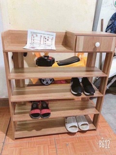 Kệ giày dép 5 tầng gỗ