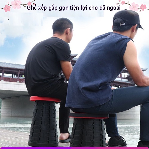 Ghế xếp gấp gọn thuận tiện cho việc di chuyển khi đi du lịch cắm trại