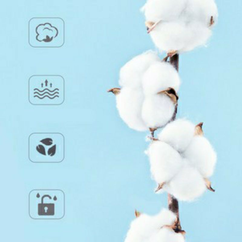 Bông tẩy trang Cosmetic Cotton Maycreate gói 150 miếng