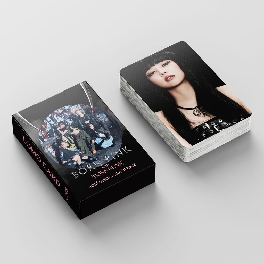Set 55 Tấm Thẻ Ảnh LOMO Hình Nhóm Nhạc BLACKPINK