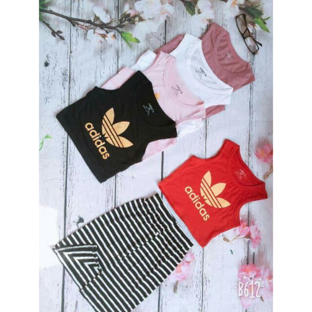 Set áo Adidas kèm chân váy