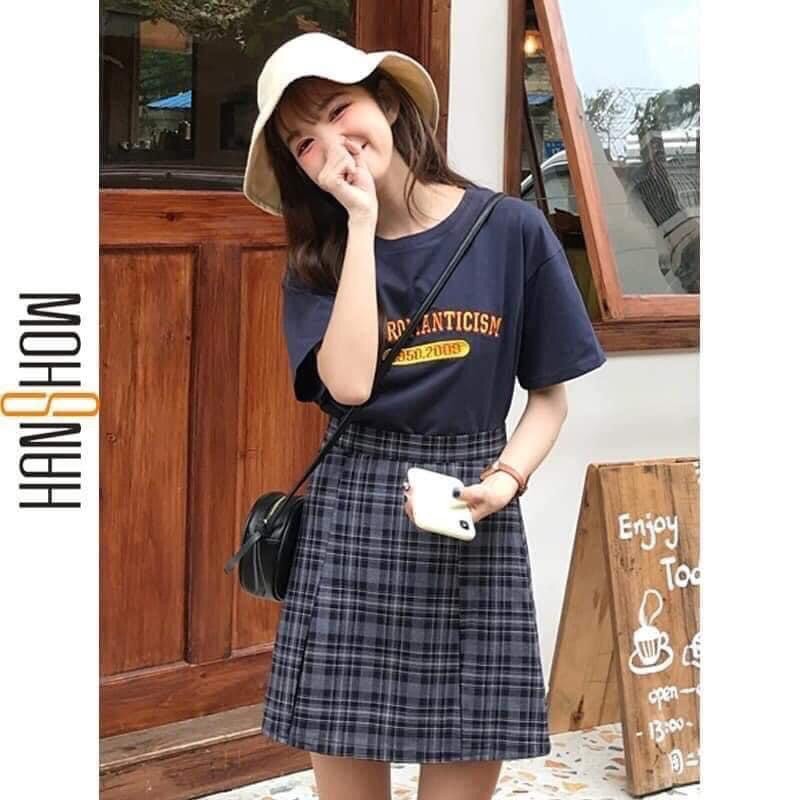 [Mã FAMAYWA2 giảm 10K đơn 50K] SET ÁO THUN CHÂN VÁY KẺ 1950 | BigBuy360 - bigbuy360.vn