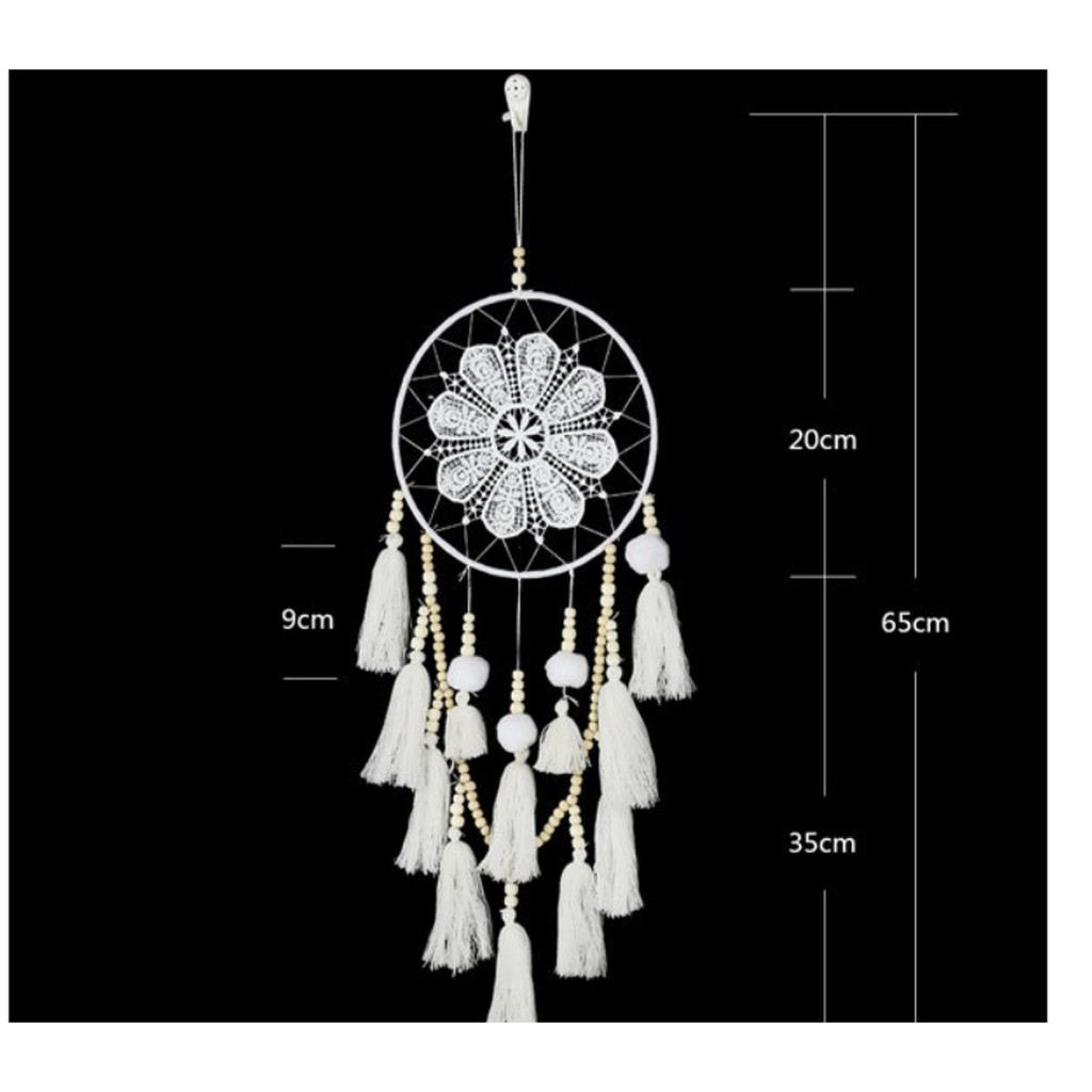 (Mẫu 21) Lưới Bắt Giấc Mơ Xinh Xắn, Dreamcatcher Trang Trí Phòng Ngủ, Cửa Hàng, Homestay Tuyệt Đẹp