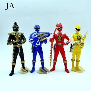 Set nhân vật trong siêu nhân Khủng Long Sấm Sét có phụ kiện / Abaranger / Dino Thunder