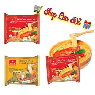 Mì tươi Vifon vị thịt bằm/ tôm chua cay gói 70gr