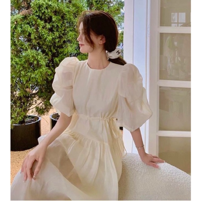 Váy maxi dáng dài tơ nến mềm mại,Đầm dài dễ thương đi biển rhstore